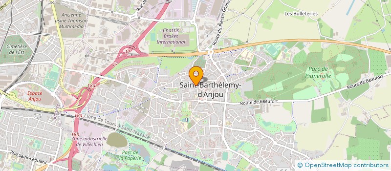 localisation de l'entreprise COMMUNE DE SAINT-BARTHELEMY-D'ANJOU à SAINT-BARTHELEMY-D ANJOU