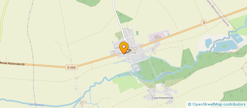 localisation de l'entreprise COMMUNE DE SAINT BENOIST SUR VANNE à SAINT-BENOIST-SUR-VANNE
