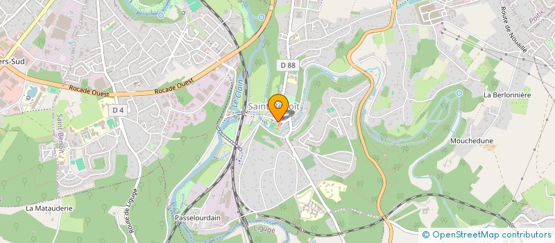 localisation de l'entreprise COMMUNE DE SAINT BENOIT  SAINT-BENOIT