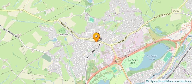 localisation de l'entreprise COMMUNE DE SAINT BERAIN SOUS SANVIGNES  SAINT-BERAIN-SOUS-SANVIGNES