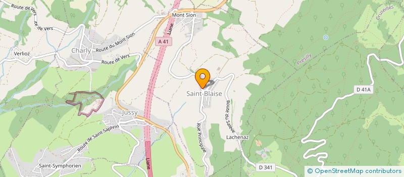 localisation de l'entreprise COMMUNE DE SAINT BLAISE  SAINT-BLAISE