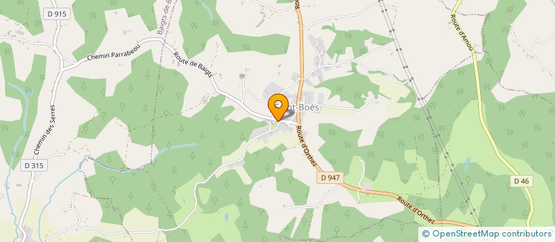 localisation de l'entreprise COMMUNE DE SAINT BOES  SAINT-BOES