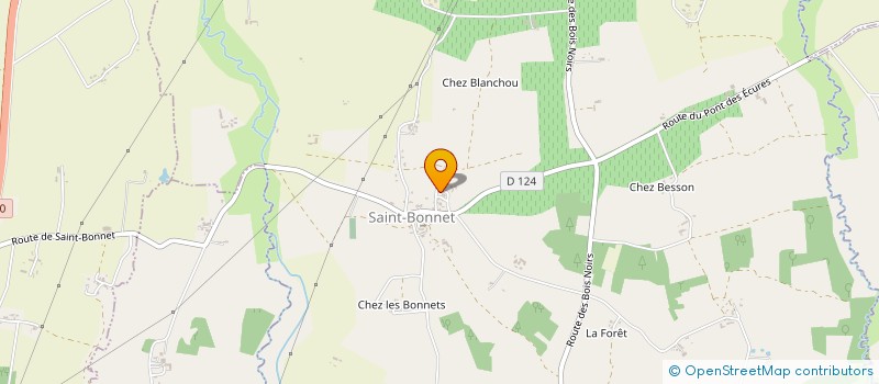 localisation de l'entreprise COMMUNE DE SAINT BONNET à SAINT-BONNET