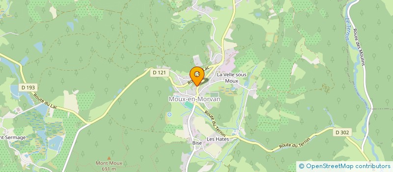 localisation de l'entreprise COMMUNE DE SAINT BRISSON  SAINT-BRISSON