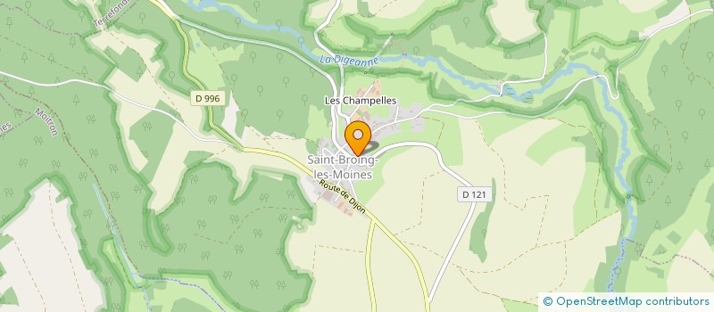 localisation de l'entreprise COMMUNE DE SAINT-BROING-LES-MOINES  SAINT-BROING-LES-MOINES