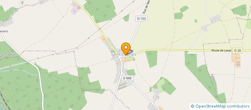 localisation de l'entreprise COMMUNE DE SAINT CAPRAIS  SAINT-CAPRAIS