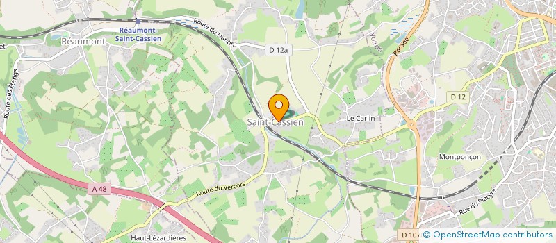 localisation de l'entreprise COMMUNE DE SAINT CASSIEN  SAINT-CASSIEN