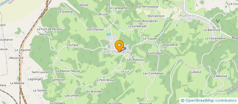 localisation de l'entreprise COMMUNE DE SAINT CHAMASSY  SAINT-CHAMASSY