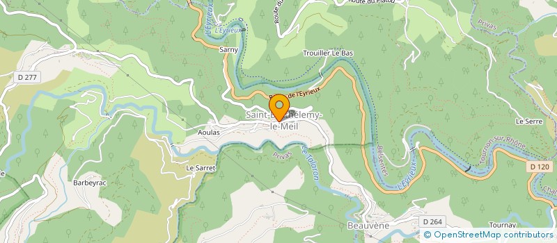 localisation de l'entreprise COMMUNE DE SAINT CHRISTOL  SAINT-CHRISTOL