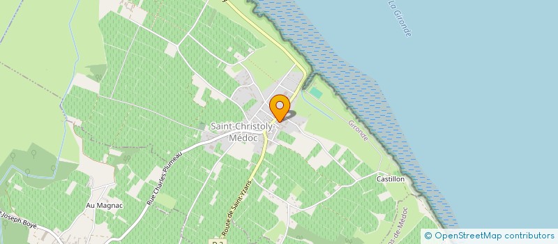 localisation de l'entreprise COMMUNE DE SAINT CHRISTOLY MEDOC  SAINT-CHRISTOLY-MEDOC