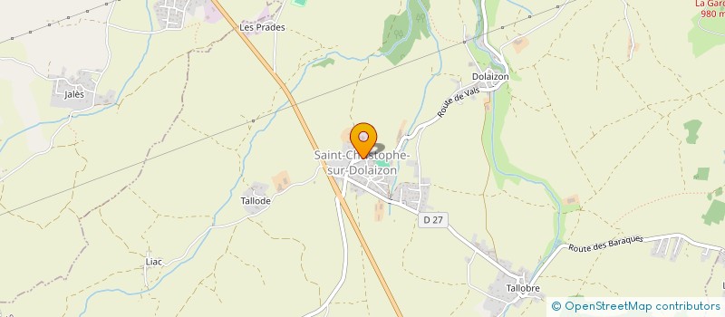 localisation de l'entreprise COMMUNE DE SAINT-CHRISTOPHE-SUR-DOLAIZON  SAINT-CHRISTOPHE-SUR-DOLAISON