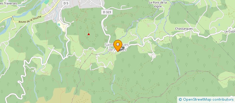 localisation de l'entreprise COMMUNE DE SAINT CIRGUES DE PRADES  SAINT-CIRGUES-DE-PRADES