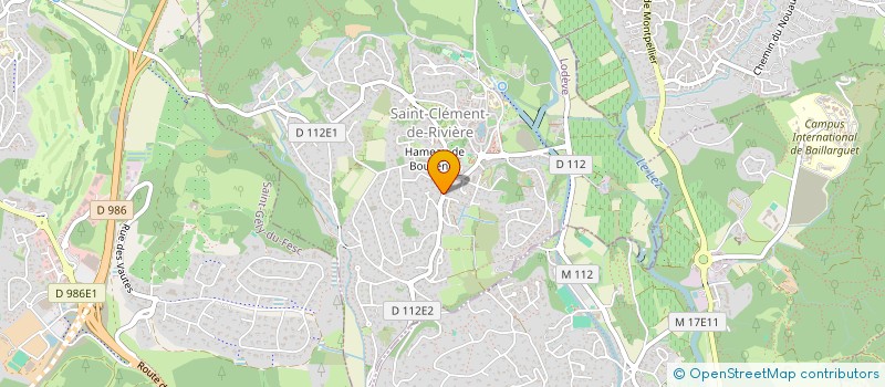 localisation de l'entreprise COMMUNE DE SAINT-CLEMENT-DE-RIVIERE  SAINT-CLEMENT-DE-RIVIERE