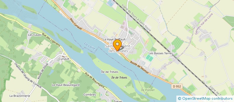 localisation de l'entreprise COMMUNE DE SAINT-CLEMENT-DES-LEVEES  SAINT-CLEMENT-DES-LEVEES