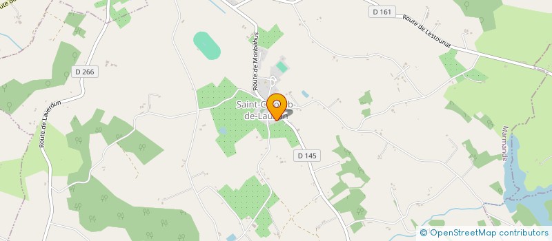 localisation de l'entreprise COMMUNE DE SAINT COLOMB DE LAUZUN  SAINT-COLOMB-DE-LAUZUN