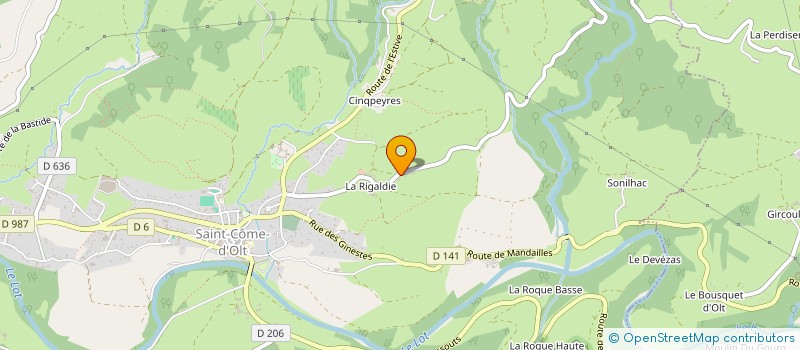 localisation de l'entreprise COMMUNE DE SAINT COME D OLT  SAINT COME D'OLT