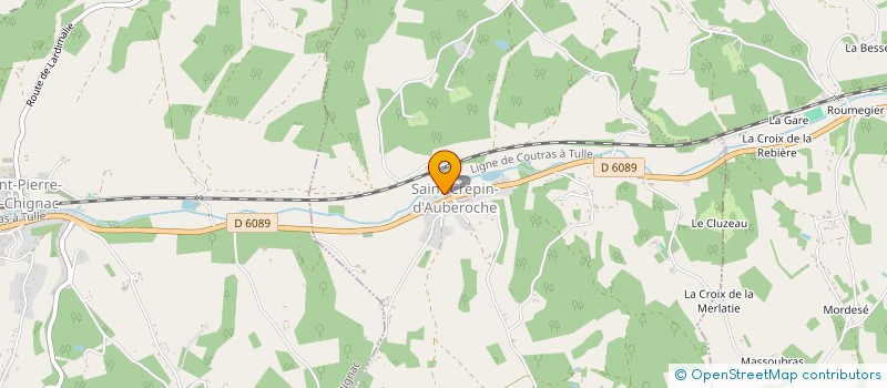 localisation de l'entreprise COMMUNE DE SAINT CREPIN D AUBEROCHE  SAINT-CREPIN-D'AUBEROCHE