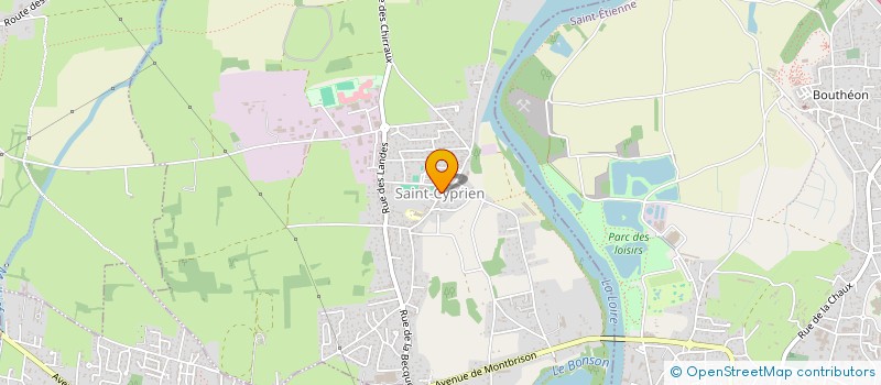 localisation de l'entreprise COMMUNE DE SAINT CYPRIEN à SAINT-CYPRIEN