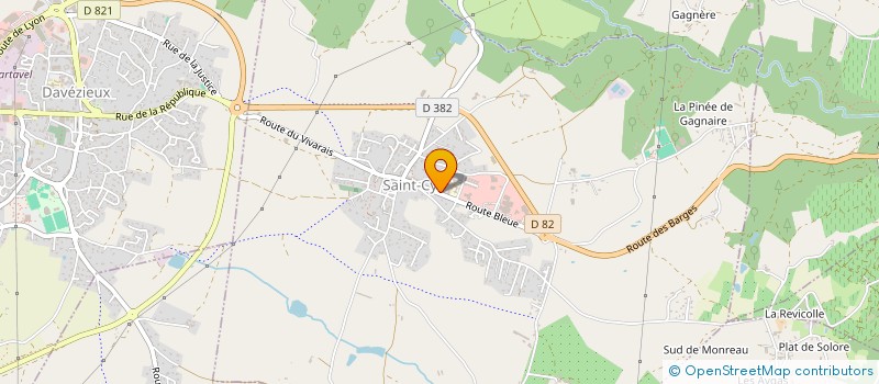 localisation de l'entreprise COMMUNE DE SAINT CYR à SAINT-CYR
