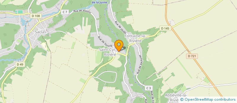 localisation de l'entreprise COMMUNE DE SAINT CYR LA RIVIERE  SAINT-CYR-LA-RIVIERE