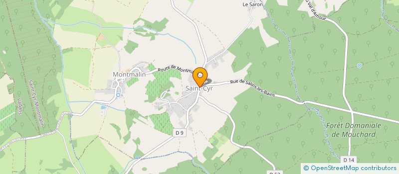 localisation de l'entreprise COMMUNE DE SAINT-CYR-MONTMALIN  SAINT-CYR-MONTMALIN