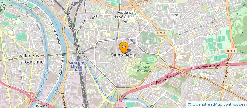 localisation de l'entreprise COMMUNE DE SAINT-DENIS  SAINT-DENIS