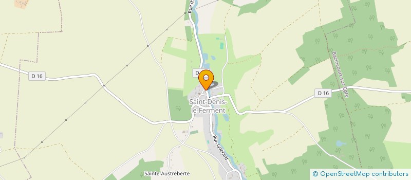 localisation de l'entreprise COMMUNE DE SAINT DENIS LE FERMENT  SAINT-DENIS-LE-FERMENT