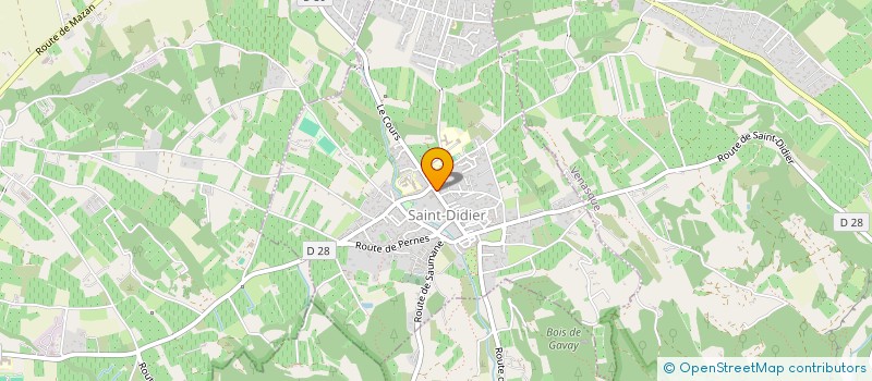 localisation de l'entreprise COMMUNE DE SAINT DIDIER  SAINT-DIDIER