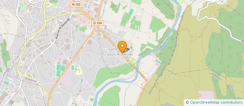 localisation de l'entreprise COMMUNE DE SAINT DIDIER SOUS AUBENAS  SAINT-DIDIER-SOUS-AUBENAS