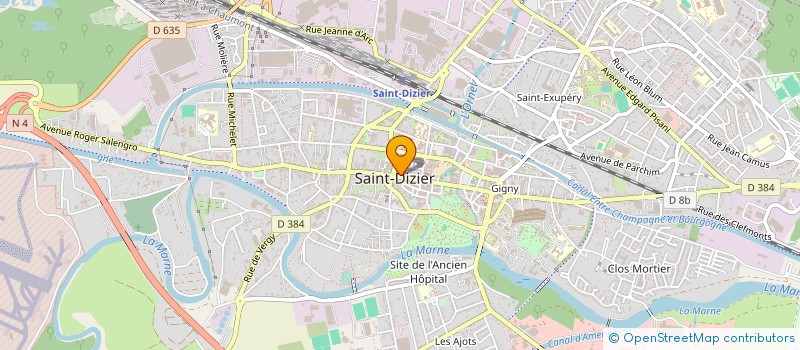 localisation de l'entreprise COMMUNE DE SAINT DIZIER à SAINT-DIZIER