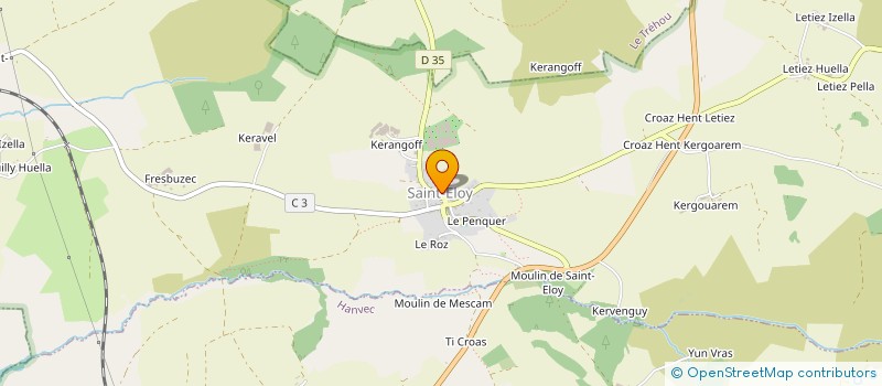 localisation de l'entreprise COMMUNE DE SAINT ELOY à SAINT-ELOY