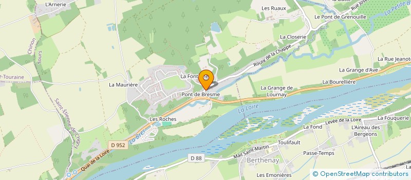 localisation de l'entreprise COMMUNE DE SAINT ETIENNE DE CHIGNY  SAINT-ETIENNE-DE-CHIGNY