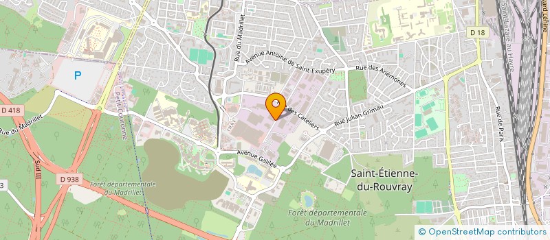 localisation de l'entreprise COMMUNE DE SAINT ETIENNE DU ROUVRAY à SAINT-ETIENNE-DU-ROUVRAY