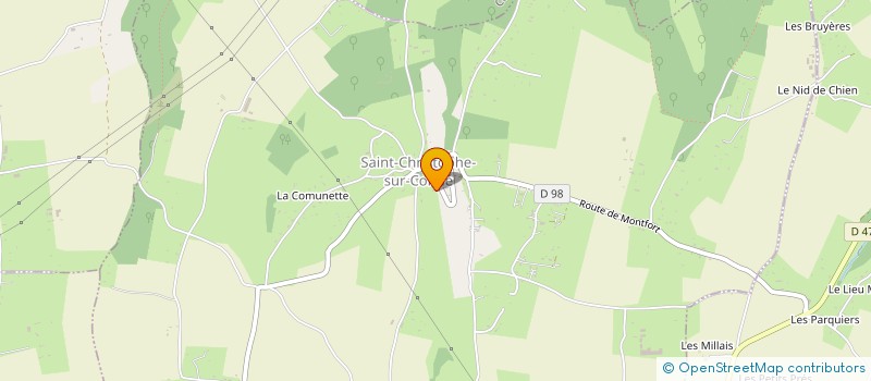 localisation de l'entreprise COMMUNE DE SAINT ETIENNE L ALLIER  SAINT-ETIENNE-L'ALLIER