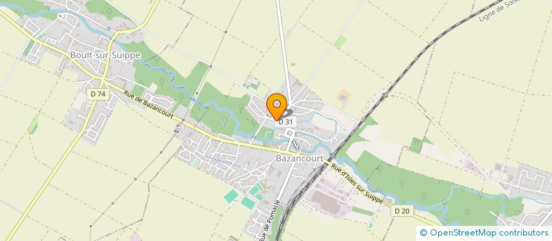 localisation de l'entreprise COMMUNE DE SAINT ETIENNE SUR SUIPPE  SAINT-ETIENNE-SUR-SUIPPE