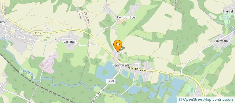 localisation de l'entreprise COMMUNE DE SAINT FELIX  SAINT-FELIX