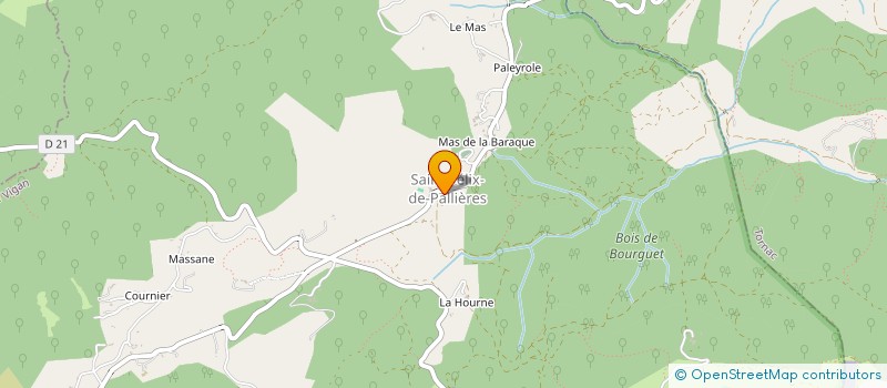 localisation de l'entreprise COMMUNE DE SAINT-FELIX-DE-PALLIERES  SAINT-FELIX-DE-PALLIERES