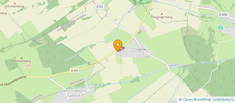 localisation de l'entreprise COMMUNE DE SAINT FRANCOIS LACROIX  SAINT-FRANCOIS-LACROIX