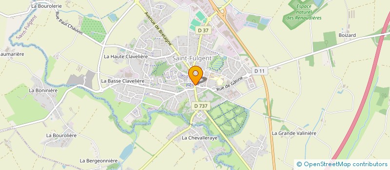 localisation de l'entreprise COMMUNE DE SAINT-FULGENT à SAINT-FULGENT