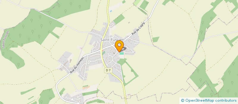 localisation de l'entreprise COMMUNE DE SAINT FUSCIEN  SAINT-FUSCIEN