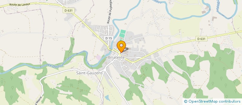 localisation de l'entreprise COMMUNE DE SAINT GAUZENS  SAINT-GAUZENS