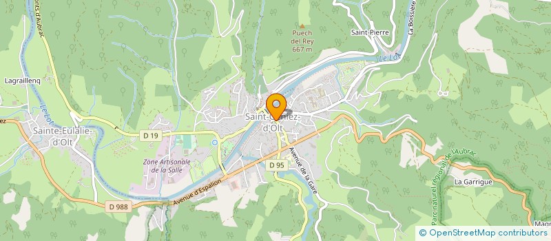 localisation de l'entreprise COMMUNE DE SAINT GENIEZ D'OLT ET D'AUBRAC à SAINT GENIEZ D'OLT ET D'AUBRAC