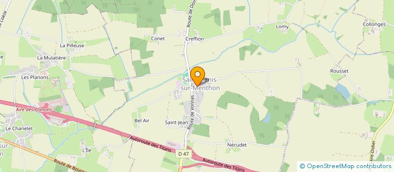 localisation de l'entreprise COMMUNE DE SAINT-GENIS-SUR-MENTHON  SAINT-GENIS-SUR-MENTHON