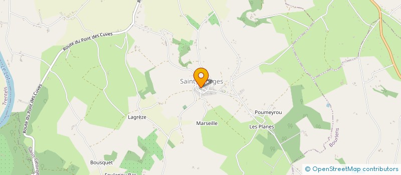 localisation de l'entreprise COMMUNE DE SAINT GEORGES à SAINT-GEORGES