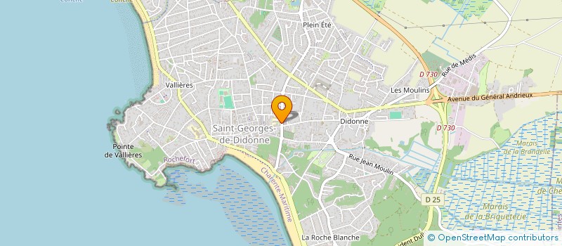localisation de l'entreprise COMMUNE DE SAINT GEORGES DE DIDONNE  SAINT-GEORGES-DE-DIDONNE