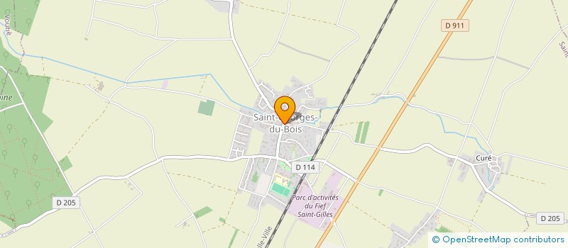 localisation de l'entreprise COMMUNE DE SAINT GEORGES DU BOIS  SAINT-GEORGES-DU-BOIS