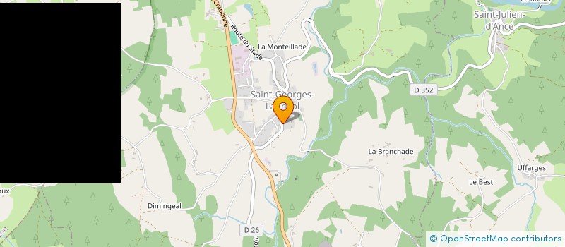 localisation de l'entreprise COMMUNE DE SAINT GEORGES LAGRICOL  SAINT-GEORGES-LAGRICOL