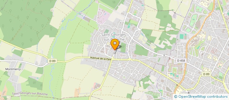 localisation de l'entreprise COMMUNE DE SAINT GEORGES SUR BAULCHE  SAINT-GEORGES-SUR-BAULCHE