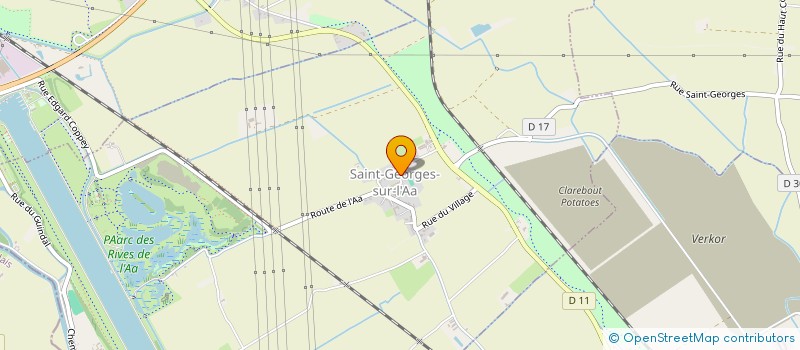 localisation de l'entreprise COMMUNE DE SAINT GEORGES SUR L AA  SAINT-GEORGES-SUR-L'AA