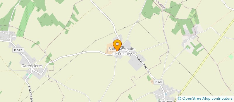 localisation de l'entreprise COMMUNE DE SAINT GERMAIN DE FRESNEY  SAINT-GERMAIN-DE-FRESNEY
